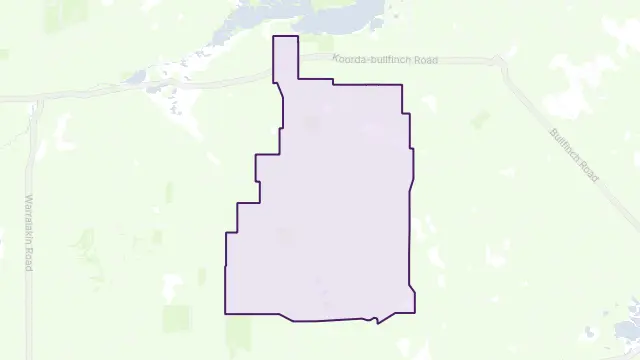 North Bodallin Area Boundary Map