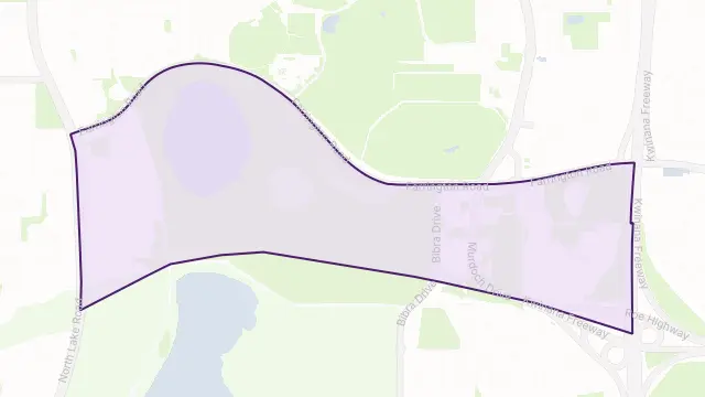 North Lake Area Boundary Map