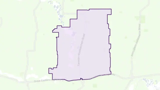 North Tammin Area Boundary Map