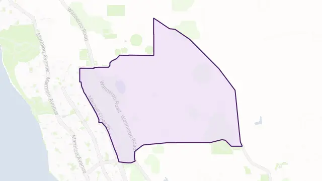 Nowergup Area Boundary Map