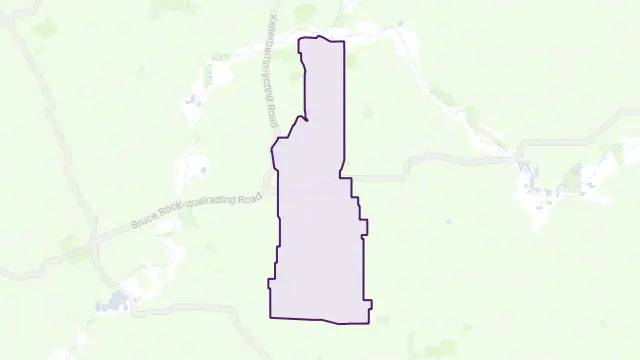 Pantapin Area Boundary Map