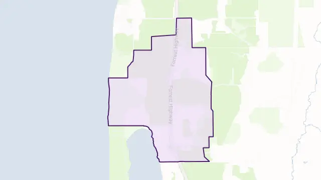 Parkfield Area Boundary Map