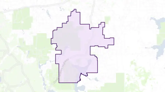 Paynes Find Area Boundary Map