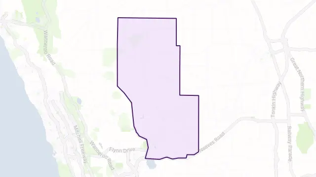 Pinjar Area Boundary Map