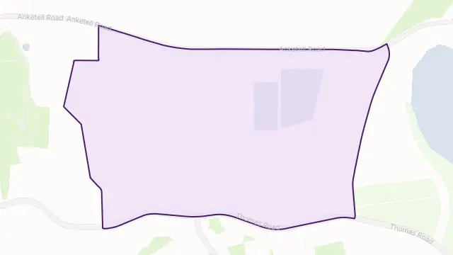 Postans Area Boundary Map