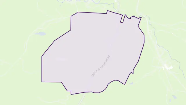 Preston Settlement Area Boundary Map