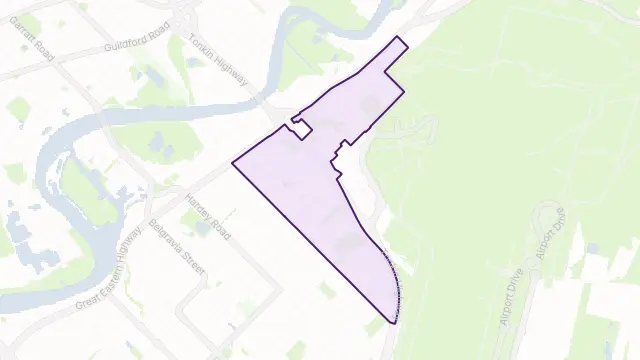 Redcliffe Area Boundary Map