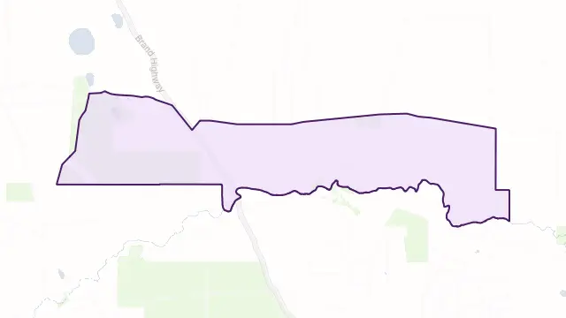 Regans Ford Area Boundary Map