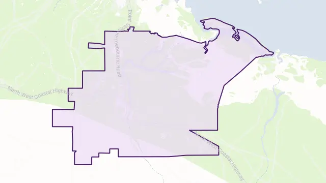 Roebourne Area Boundary Map