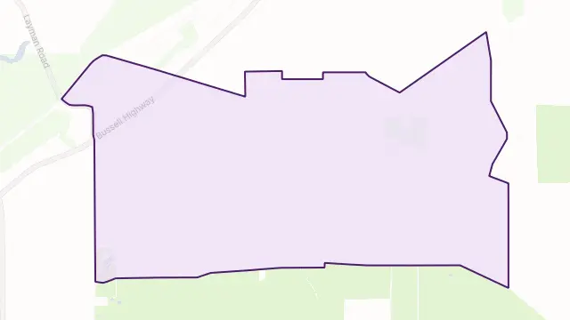 Ruabon Area Boundary Map