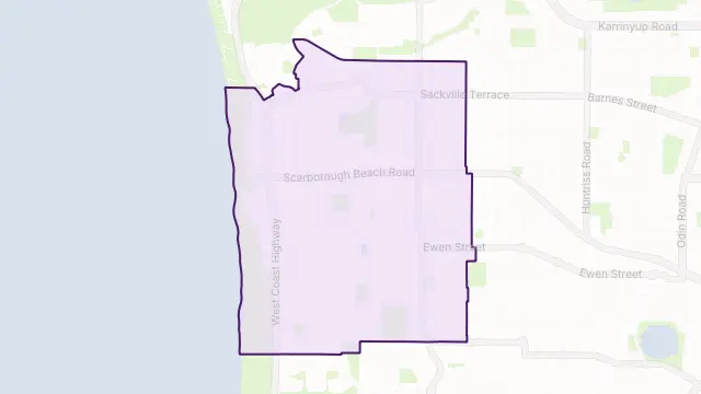 Scarborough Area Boundary Map