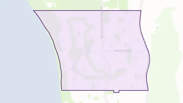 Secret Harbour Area Boundary Map