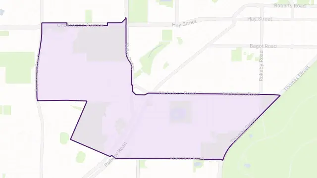 Shenton Park Area Boundary Map