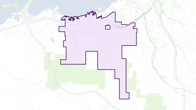 Sherlock Area Boundary Map