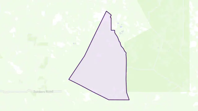 Skeleton Rock Area Boundary Map