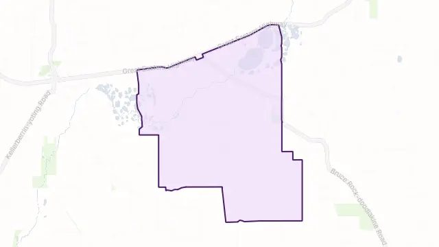 South Doodlakine Area Boundary Map