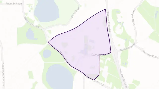 South Lake Area Boundary Map