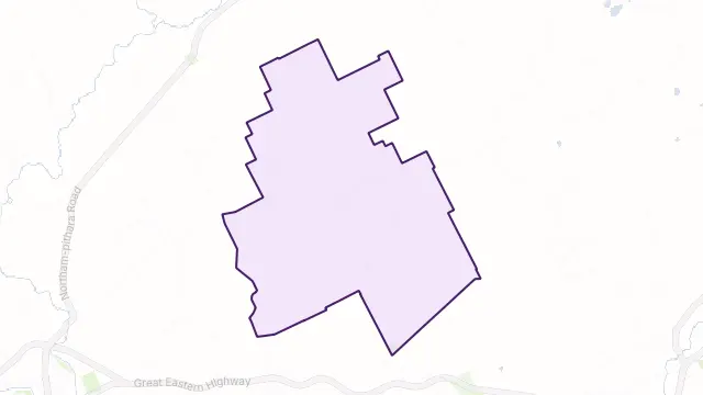 Southern Brook Area Boundary Map