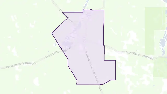 Southern Cross Area Boundary Map