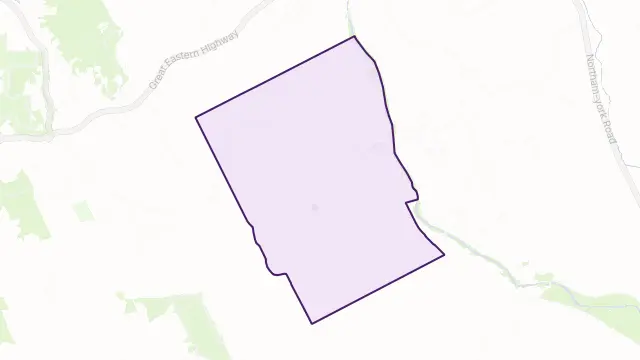 Spencers Brook Area Boundary Map