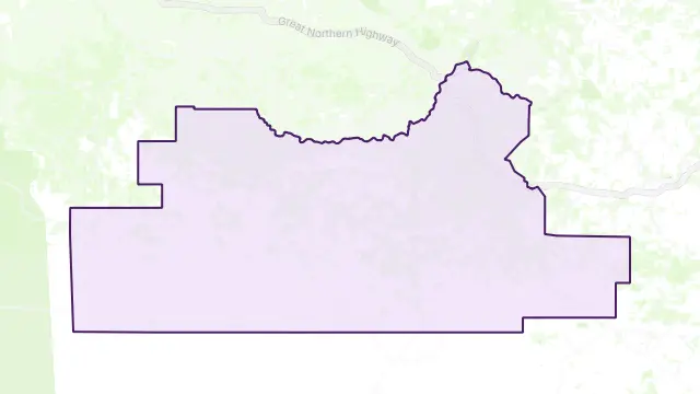 St George Ranges Area Boundary Map