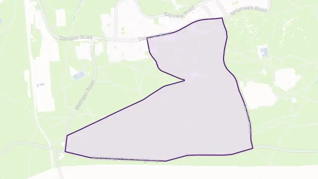 Stove Hill Area Boundary Map