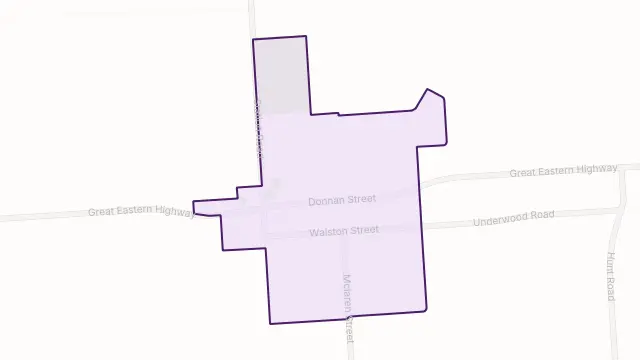 Tammin Area Boundary Map