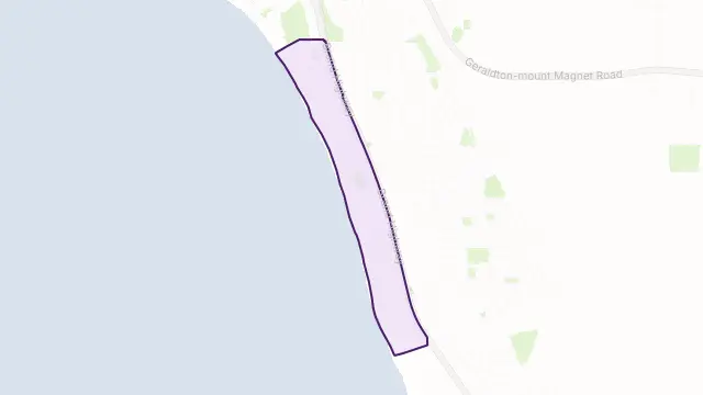 Tarcoola Beach Area Boundary Map