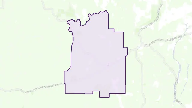 Tenindewa Area Boundary Map