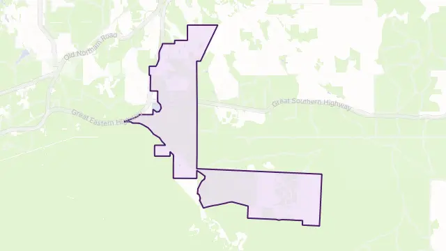 The Lakes Area Boundary Map
