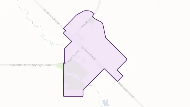 Three Springs Area Boundary Map
