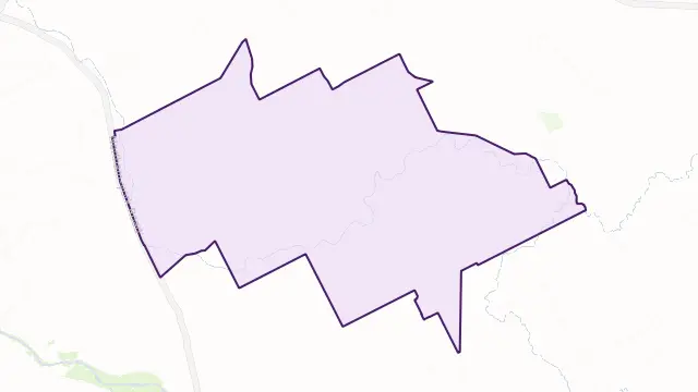 Throssell Area Boundary Map