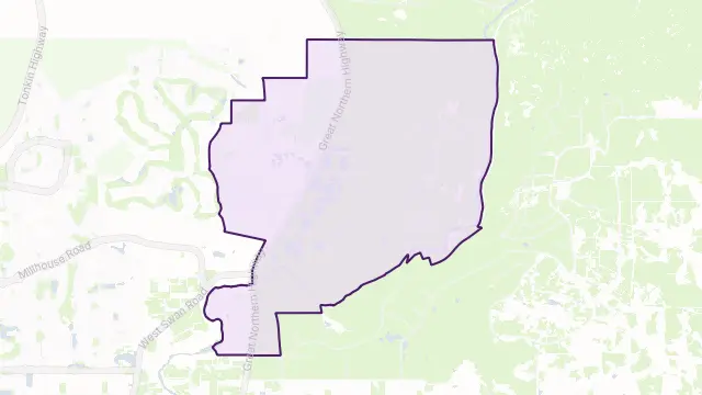 Upper Swan Area Boundary Map