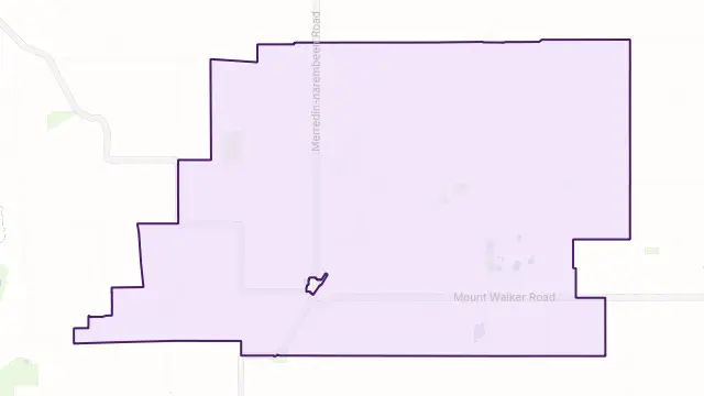 Wadderin Area Boundary Map