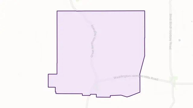 Waddington Area Boundary Map