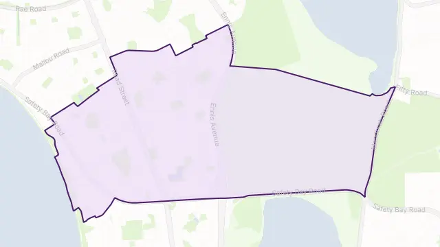 Waikiki Area Boundary Map