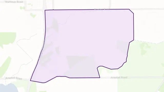 Wandi Area Boundary Map