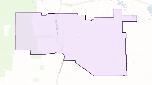 Watheroo Area Boundary Map