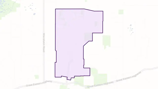 Westonia Area Boundary Map