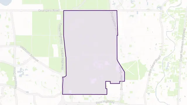 Whiteman Area Boundary Map