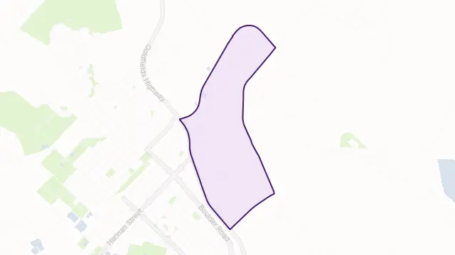 Williamstown Area Boundary Map