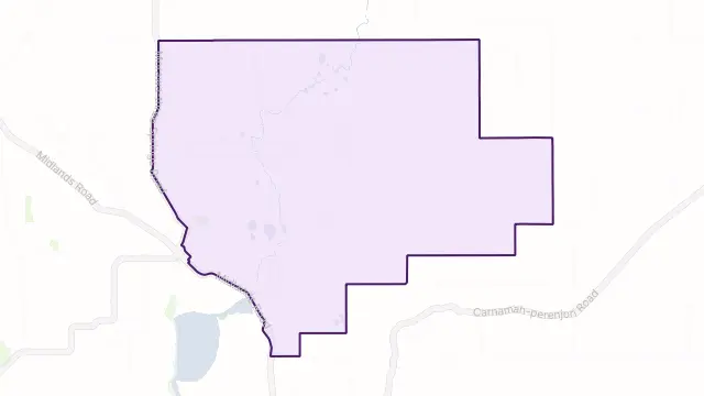 Womarden Area Boundary Map