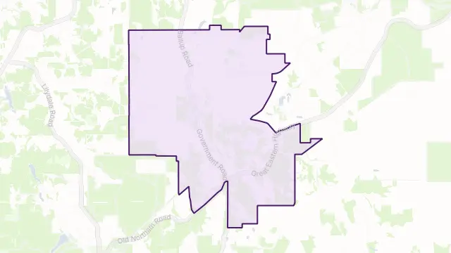 Wooroloo Area Boundary Map