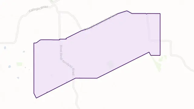 Wyening Area Boundary Map