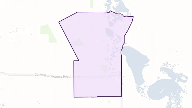 Xantippe Area Boundary Map