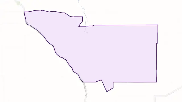 Yandanooka Area Boundary Map