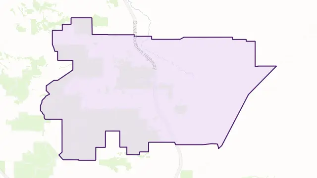Yornaning Area Boundary Map