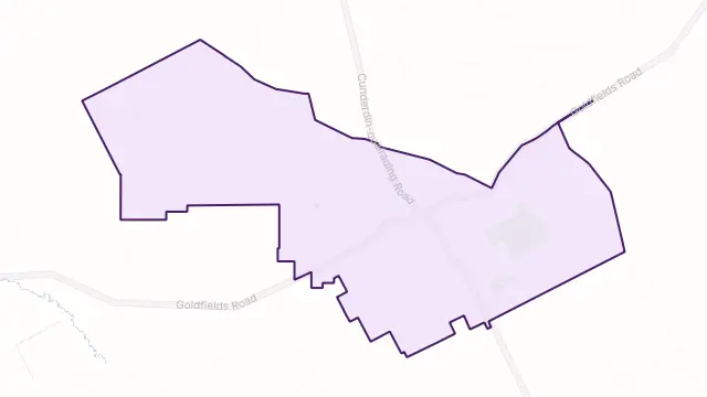 Youndegin Area Boundary Map